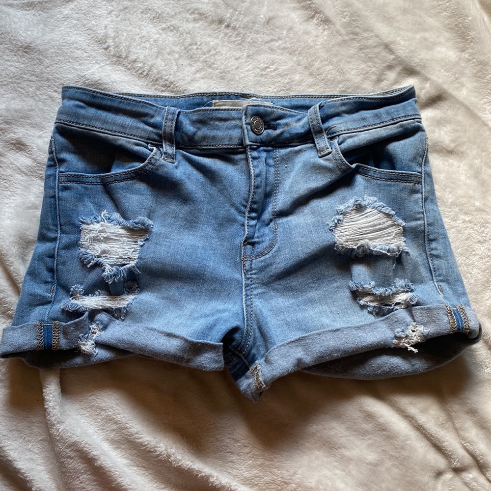 Pacsun High Rise Super Stretch Denim Shortie